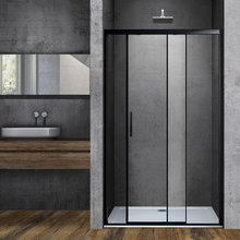 Душевая дверь Vincea VDS-3SO130CLB, 130 см, стекло прозрачное, профиль черный