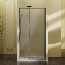 Душевая дверь Vincea Slim-N VDPH-5SN100CLGM, 100 см, стекло прозрачное, профиль вороненая сталь