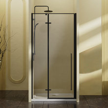 Душевая дверь Vincea Slim-N VDPH-5SN100CLB, 100 см, стекло прозрачное, профиль черный