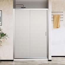 Душевая дверь Vincea City VDS-5CT140MT 140 см, раздвижная, стекло текстурное, хром