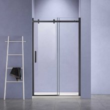 Душевая дверь Vincea Сomo-N 120 см, стекло прозрачное, профиль черный, VDS-4CN120CLB