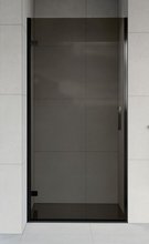 Душевая дверь Vincea Flex VDP-1F 90 см распашная, стекло тонированное, черный, VDP-1F900CGB