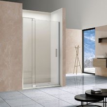 Душевая дверь Vincea Extra VDP-1E, 80/90 см, распашная, стекло прозрачное, профиль хром, VDP-1E8090CL