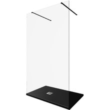 Душевая стенка Allen Brau Infinity 2, Walk In, 3.21045.BBA, 120 см, стекло прозрачное, профиль черный браш