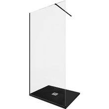 Душевая стенка Allen Brau Infinity 1, Walk In, 3.21015.BBA, 100 см, стекло прозрачное, профиль черный браш