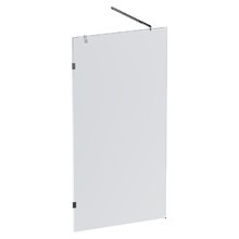 Душевая стенка Am.Pm X-Joy W94UWI-100-F1-BTE, 100 см, со свободным входом, стекло прозрачное, фурнитура черная