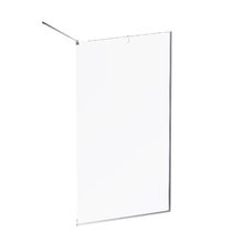 Душевая стенка Am.Pm Func W84WI-110-F1-MTE, 110 см, со свободным входом, стекло прозрачное, профиль хром