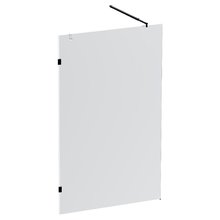 Душевая стенка Am.Pm X-Joy W94WI-120-F1-BTE, 120 см, со свободным входом, стекло прозрачное, цвет фурнитуры черный матовый