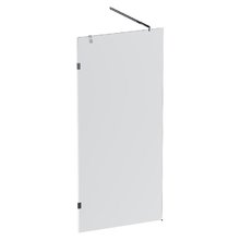 Душевая стенка Am.Pm X-Joy W94WI-90-F1-MTE, 90 см, со свободным входом, стекло прозрачное, фурнитура хром