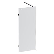 Душевая стенка Am.Pm X-Joy W94WI-80-F1-BTE, 80 см, со свободным входом, стекло прозрачное, фурнитура черный матовый