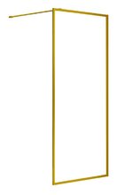 Душевая стенка Azario Richmond Walk-in AZ-NAG 6310 900 Gold 90 см, стекло прозрачное, профиль золото