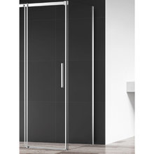 Душевая стенка Aquame, 90 см, стекло прозрачное, профиль хром, AQM4804