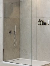 Душевая стенка со свободным входом Cezares Liberta-L-1-TB-125-C-Cr, 125 см, стекло прозрачное, профиль хром