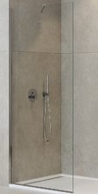 Душевая стенка со свободным входом Cezares Liberta-L-1-TB-95-C-Cr, 95 см, стекло прозрачное, профиль хром