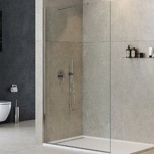 Душевая стенка со свободным входом Cezares Liberta-L-1-TB-120-C-Cr, 120 см, стекло прозрачное, профиль хром