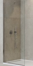 Душевая стенка со свободным входом Cezares Liberta-L-1-TB-90-C-Cr, 90 см, стекло прозрачное, профиль хром