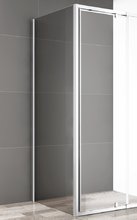 Душевая стенка Cezares Crystal-S 80 см, стекло прозрачное, профиль хром, CRYSTAL-S-80-FIX-C-Cr L/R