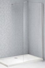 Душевая стенка Cezares Liberta-L-1-115-C-Cr 115 см, со свободным входом, стекло прозрачное, профиль хром