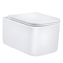 Подвесной безободковый унитаз Vincea Ultra VT1-32, крышка микролифт, ультратонкая, белый