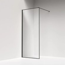 Душевая перегородка Iddis Walk In Slide, 80 х 195 см, стекло прозрачное, профиль графит, SLI8GS8i23