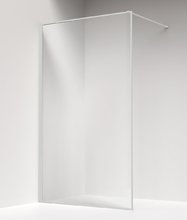 Душевая перегородка Iddis Slide 110 см, свободный вход, стекло прозрачное, профиль белый матовый, SLI8WS1i23