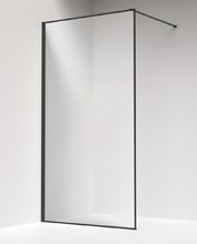 Душевая перегородка Iddis Slide 100 см, свободный вход, стекло прозрачное, профиль графит, SLI8GS0i23