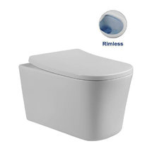 Подвесной безободковый унитаз Vincea Arco VT1-36, крышка микролифт ультратонкая, белый