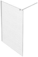 Душевая стенка Jacob Delafon Contra Mix N'Match, E22W140S2-NF, 140 см, Walk In, стекло с текстильным тиснением, без профиля