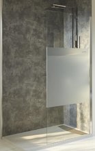 Душевая стенка Jacob Delafon Contra, 90 см, профиль хром, стекло матовое, E22WD90-GA 90 см