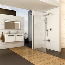 Душевая стенка Ravak Walk-In Wall ST, 120 см, профиль блестящий, витраж транспарент, GW9WG0C00Z1