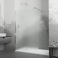 Душевая стенка RGW WA-02-1 Walk In 411002108-41, 80 см, стекло рифленое, профиль хром