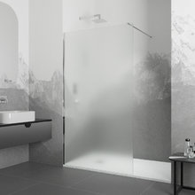 Душевая стенка RGW WA-010 Walk In, 90 см, стекло матовое сатинат, профиль хром, 351001009-21