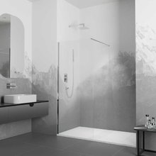 Перегородка для душа RGW WA-002, 90 см, стекло прозрачное, 35100209-11