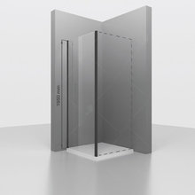 Душевая стенка RGW Z-050-2B 352205211-14, 110 см, стекло прозрачное, профиль черный