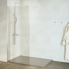 Душевая стенка RGW WA-010 Walk In, 80 см, стекло прозрачное, профиль хром, 351001008-11