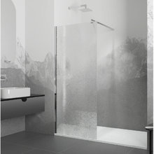 Душевая стенка RGW WA-02 Walk In, 90 см, стекло рифленое, профиль хром, 411002109-41