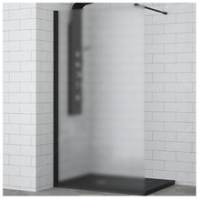Душевая стенка RGW WA-002B Walk In, 80 см, стекло матовое сатинат, профиль черный, 35100208-24