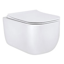 Подвесной безободковый унитаз Vincea Form VT1-35, крышка микролифт, тонкая