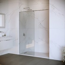 Душевая перегородка RGW WA-034 Walk In, в нишу 200 см, стекло прозрачное 80 см, профиль хром, 351003408-11