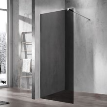 Душевая стенка Vincea Walk In 80 см, стекло тонированное, профиль хром, VSW-1H800CG