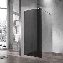 Душевая стенка Vincea Walk In 90 см, стекло тонированное, профиль хром, VSW-1H900CG