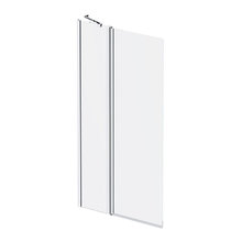 Душевая шторка на ванну Am.Pm Gem W90BS-D3W5-140CT, 80х140 см, поворотная, профиль хром, стекло прозрачное