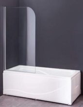 Душевая шторка для ванны Aquanet SG-750 прозрачное стекло 209411 75 x150 см