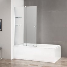 Шторка на ванну Cezares 100 х 150 см, стекло прозрачное, без профиля, STREAM-VFS-11-100/150-C-Cr