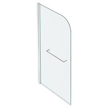 Шторка для ванны Jacob Delafon Odeon Up, 80 см, с полотенцедержателем, профиль хром, E4932-GA