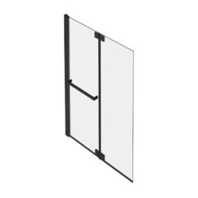 Шторка для ванны Jacob Delafon Adequation 100 см, профиль черный, E4931-BL