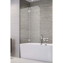 Шторка на ванну Radaway Torrenta PNJ II 100 Left/Right 12011202-101L/R, 100 см, стекло прозрачное, профиль хром, левая/правая