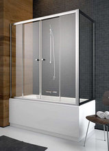 Шторка на ванну Radaway Vesta DWD 140 прозрачное стекло