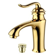 Смеситель Lemark Brava LM4706G для раковины (золото)