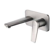 Смеситель для раковины Lemark Bronx LM3726GM, с донным клапаном, графит